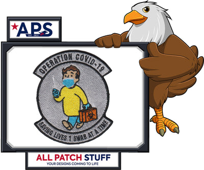 Operation COVID 19 Medical Patch - Male Colored